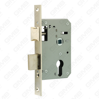 High Security Mortise Door lock Steel Brass deadbolt Brass latch cylinder hole Lock Body [9045-45]
