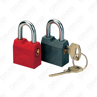  Brass Cylinder SIDE-OPENING COLORED IRON PADLOCK (005)