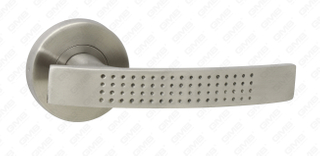High Quality #304 Stainless Steel Door Handle Round Rose Lever Handle (GB03 28)
