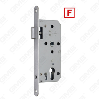 High Security Stainless Steel Mortise Door cylinder hole Lock Body Prepared for profile cylinders (72ZN Series)