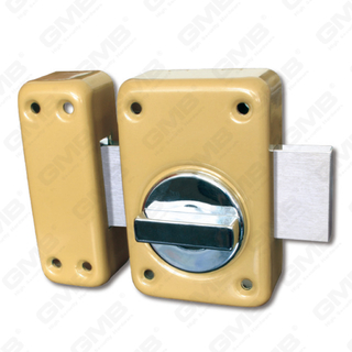 Security Nigh Latch Lock Steel Deadbolt with turn knob Deadbolt Rim Lock Rim Cylinder Lock (558)